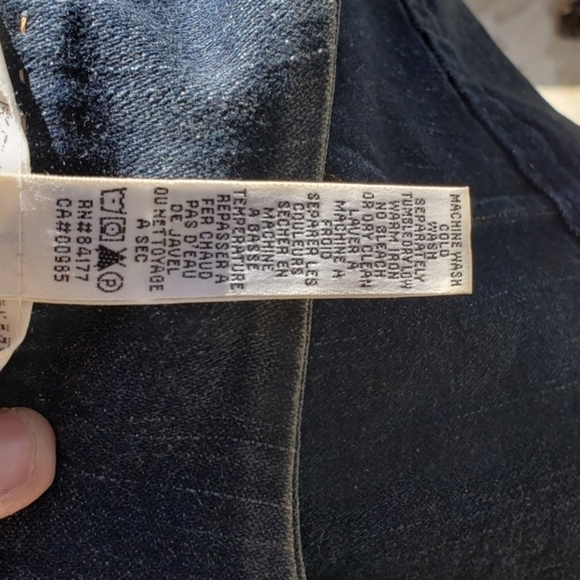 DIANE VON FURSTENBERG Cropped Denim Jacket - Picture 3 of 5